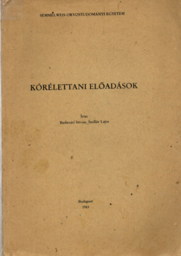 Budav�ri Istv�n - K�r�lettani el�ad�sok