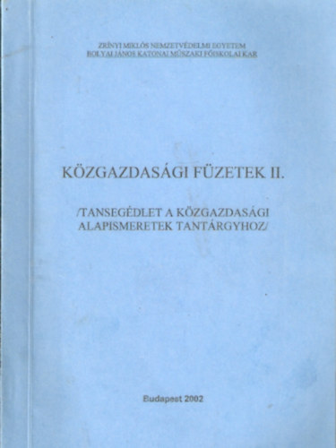 Kzgazdasgi fzetek II.
