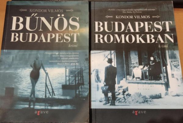 Kondor Vilmos - 2 db Budapest krimi: Bns Budapest + Budapest romokban