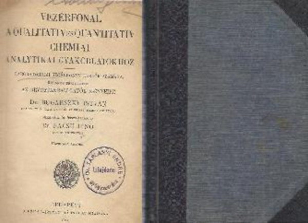 Dr. Pacsu Jen - Vezrfonal A qualitativ s quantitativ chemiai analytikai gyakorl...
