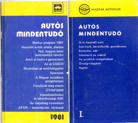 Autós mindentudó 1981 + Autós mindentudó I.