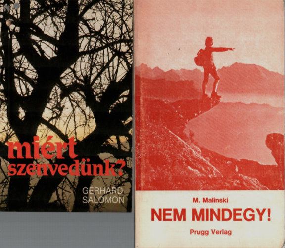 M. Malinski, Gerhard Salamon - 2 db vall�si k�nyv egy�tt: Mi�rt szenved�nk, Nem mindegy.