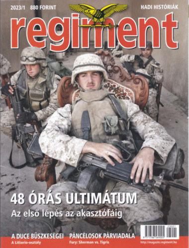 Trs  Istvn (Fszerk.) - 3 db Regiment magazin szrvny lapszm: 2023/1 + 2023/2 + 2023/4