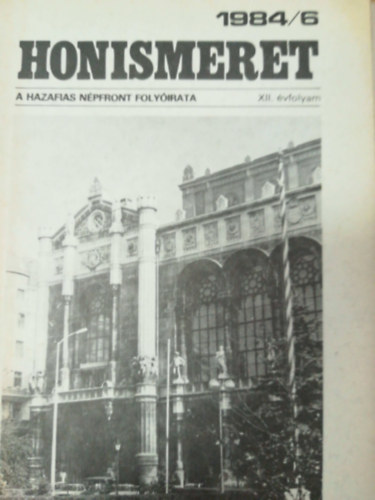 Honismeret 1984/6 XII. évfolyam