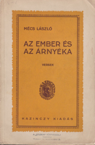 Mécs László - Az ember és az árnyéka (Versek)