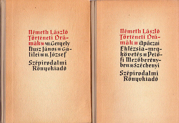 Németh László - Történeti drámák (I-II.)