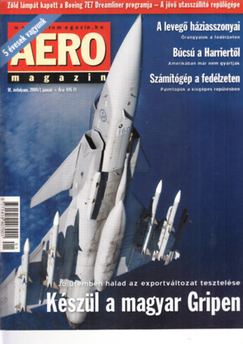 Sajtos Zoltán - Aero magazin 2004/1-12. teljes évfolyam, lapszámonként