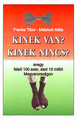 Franka Tibor; Mlykuti Attila - Kinek van? Kinek nincs? - avagy fels 100 ezer, als 10 milli Mo-on