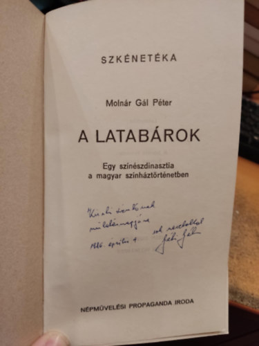 Molnr Gl Pter - A Latabrok
