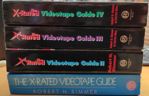 Rimmer, Robert, H. - The X-Rated Videotape Guide I-IV.