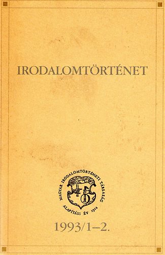 Irodalomt�rt�net 1993/1-2.