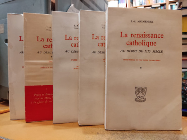 L.-A. (Louis-Alphonse) Maugendre - 5 db La renaissance catholique - Au dbut du XXe sicle 1, 2, 3, 5, 6