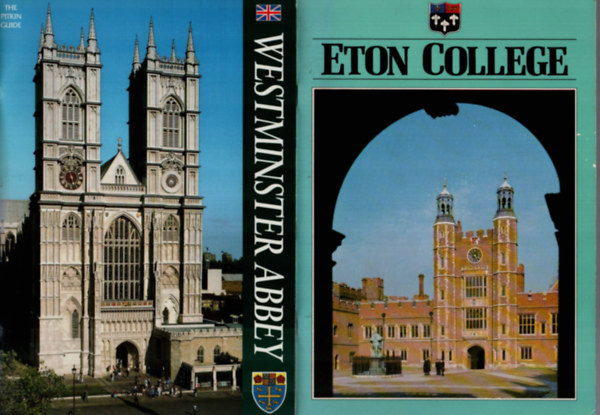 4 db Angol helyt�rt�net egy�tt: Eton College, Westminster Abbey, The University city of Oxford, British Museum Souvenir Guide.