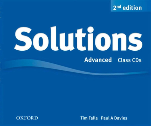 Paul A Davies Tim Falla - Solutions Advanced Class CDs (3 db Audio CD) - 2nd edition
