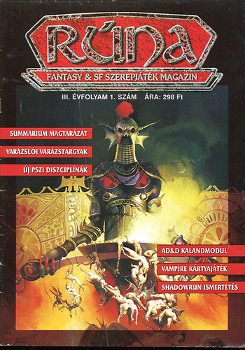 Novák Csanád (szerk.) - Rúna III. évfolyam 1. szám