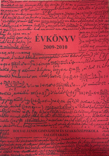 vknyv 2009-2010 (Salgtarjni Bolyai Jnos Gimnzium s Szakkzpiskola)