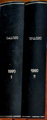 Tallózó 1990 (I-II.) Közéleti napszemle (Egybekötve két kötetbe kötve)
