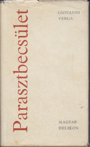 Giovanni Verga - Parasztbecslet  (elbeszlsek)