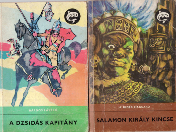 H. Rider Haggard, Brdos Lszl, Daniel Defoe - 3 db Delfin knyv ( egytt ) 1. Salamon kirly kincse, 2. A dzsids kapitny, 3. Bob kapitny