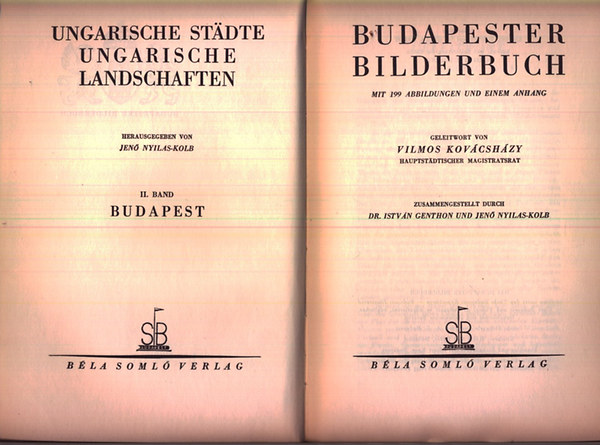 Kovcshzy Vilmos - Budapester bilderbuch (199 kppel)