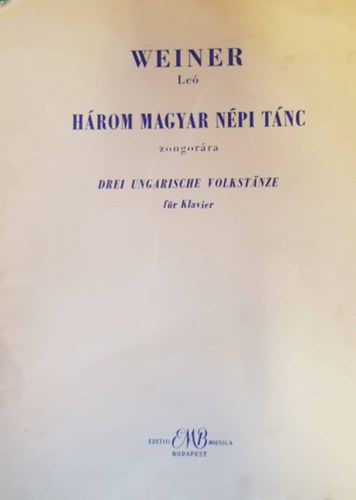 Le Weiner - Hrom magyar npi tnc zongorra