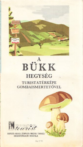 A Bkk hegysg turistatrkpe gombaismertetvel