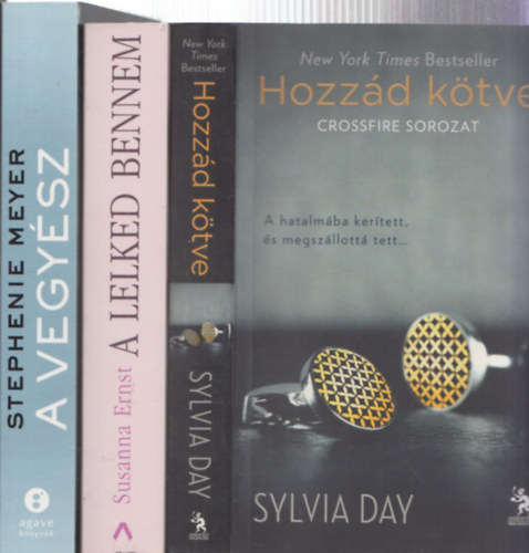 3 db kortárs regény: Hozzád kötve + A lelked bennem + A vegyész