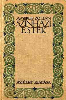 Ambrus Zoltán - Színházi esték (Ambrus)