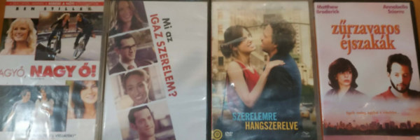 Keira Knightley, Mark Ruffalo, Ben Stiller, Michelle Monaghan, Matthew Broderick, Annabella Sciorra - 4 db romantikus film: Agy�, nagy �! + Mi az igaz szerelem? + Szerelemre hangszerelve + Z�rzavaros �jszak�k