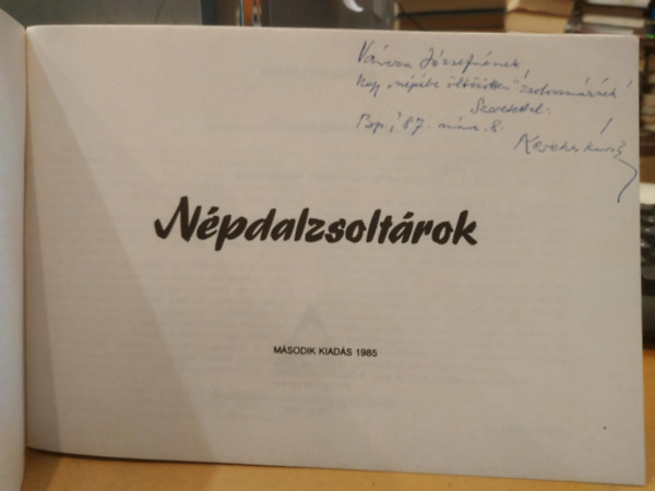 Dr. Kerekes K�roly (szerk.) - N�pdalzsolt�rok