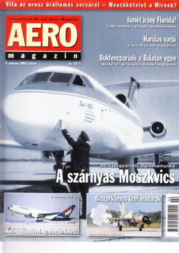 Sajtos Zolt�n (szerk.) - Aero magazin 2000. febru�r -  2001. janu�r, teljes �vfolyam, lapsz�monk�nt