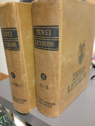 Tóth Aladár (szerk.), Szabolcsi Bence (szerk.) - Zenei lexikon I-II.