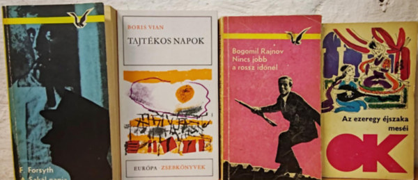 Boris Vian, Frederick Forsyth, Rajnov Bogomil - Sz�rakoztat� irodalmi k�nyvcsomag