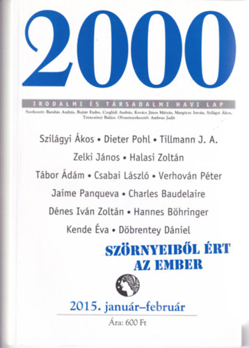 2000 Irodalmi �s T�rsadalmi Havi Lap - 2015. janu�r-febru�r
