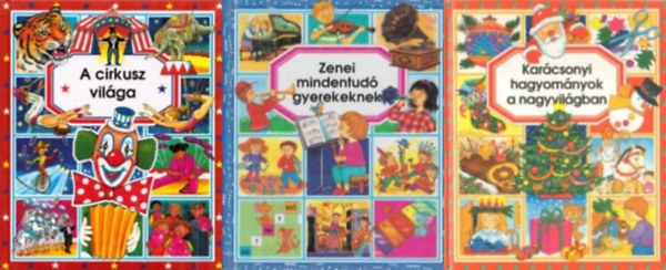 Émile Beaumont, Stéphanie Redoulés, Marie-Renée Pimont - 3 db ismeretterjesztő a Passage Könyvek sorozatból: Karácsonyi hagyományok a nagyvilágban + Zenei mindentudó gyerekeknek + A cirkusz világa