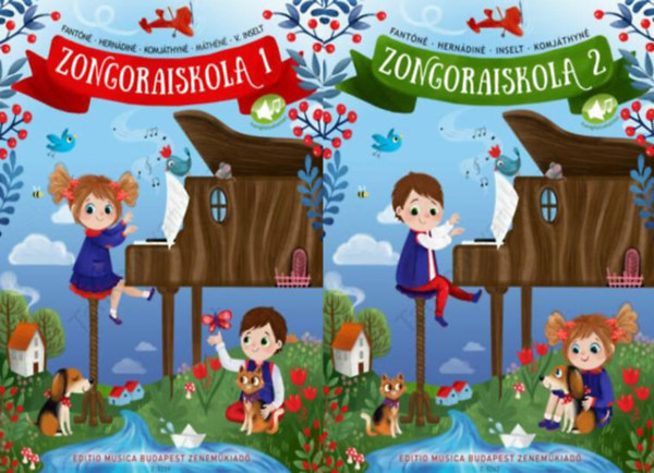 Fantn Kassai Mria, Herndi Lajosn, Komjthy Aladrn, Vsrhelyin Inselt Kat - Zongoraiskola 1-2