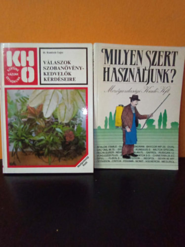 Biber-Tóth-Dimitrievits, Dr. Komiszár Lajos - 2 db. mű a kertgondozás, kertépítés világából: Milyen szert használjunk? Válaszok szobanövény-kedvelők kérdéseire