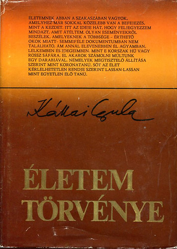 Kllai Gyula - letem trvnye