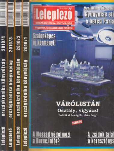 Leleplező 2010/1-4. (teljes évfolyam, 4 db. lapszám)- Országkrónika könyvújság