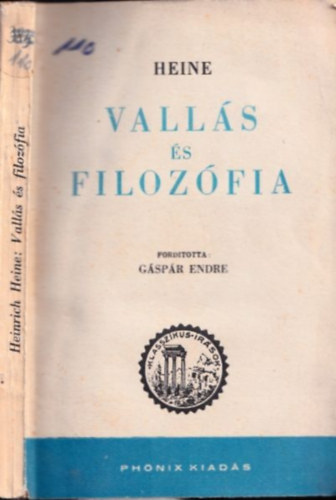 Heinrich Heine, Fordtotta: Gspr Endre - Valls s filozfia (Luthertl Hegelig)