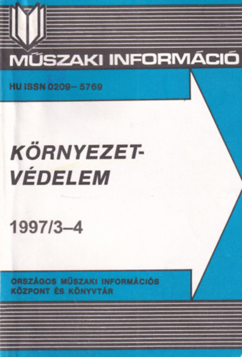Schőnviszky László - Műszaki Információ - Környezetvédelem 1997. 3-4