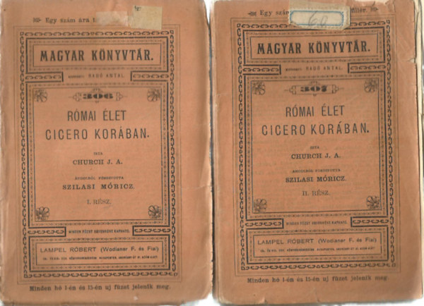 A.J. Church - R�mai �let Cicero kor�ban I. �s II. r�sz