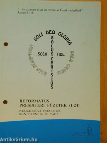 (ism. szerz) - Reformtus presbiteri fzetek (1-24) (Nemzetkzi presbiteri komferencia)