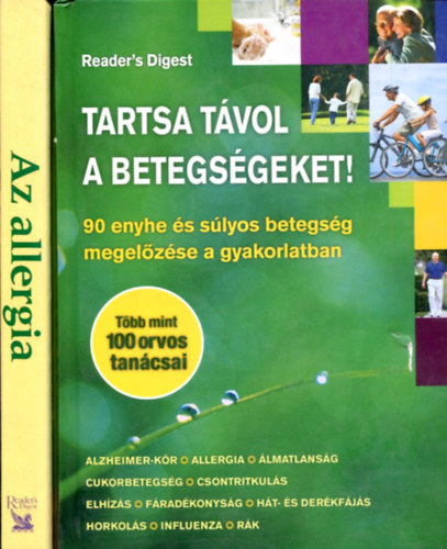 Szatm�ry N�ra (szerk) - Linda Gamlin - 2 db �letm�d k�tet: Tartsa t�vol a betegs�geket - Az allergia