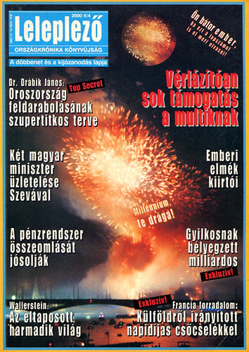 Tőke Péter (főszerk.) - Leleplező - Országkrónika könyvújság 2000. II/4.