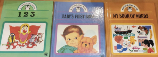 Brenda Apsley, John Millington (illus.), Hilda Young, Jo Berriman (illus.), David Fryer (illus.) - 3 db "A Little Owl Book": 1 2 3 + Baby's First Book + My Book of Words