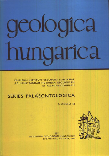 Jmborn Dr. Kness Mria - Geologica hungarica - Series Palaeontologica - Fasciculus 52