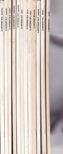 Sinkovits Pter - j mvszet folyirat 1992. 1-12. Teljes vfolyam