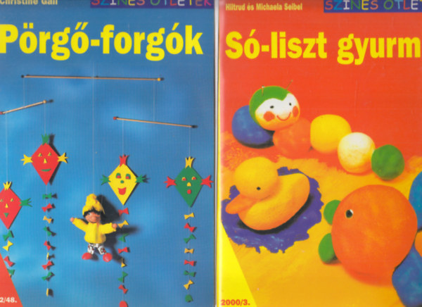 2 db Sznes tletek fzet: Prg-forgk + S-liszt gyurma