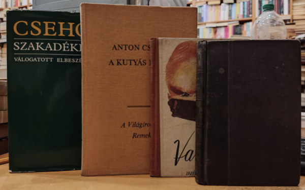 Csehov - 4 db Csehov: Az orvos felesge s ms elbeszlsek; Vanyka; A kutys hlgy; Szakadkban (vlogatott elbeszlsek)